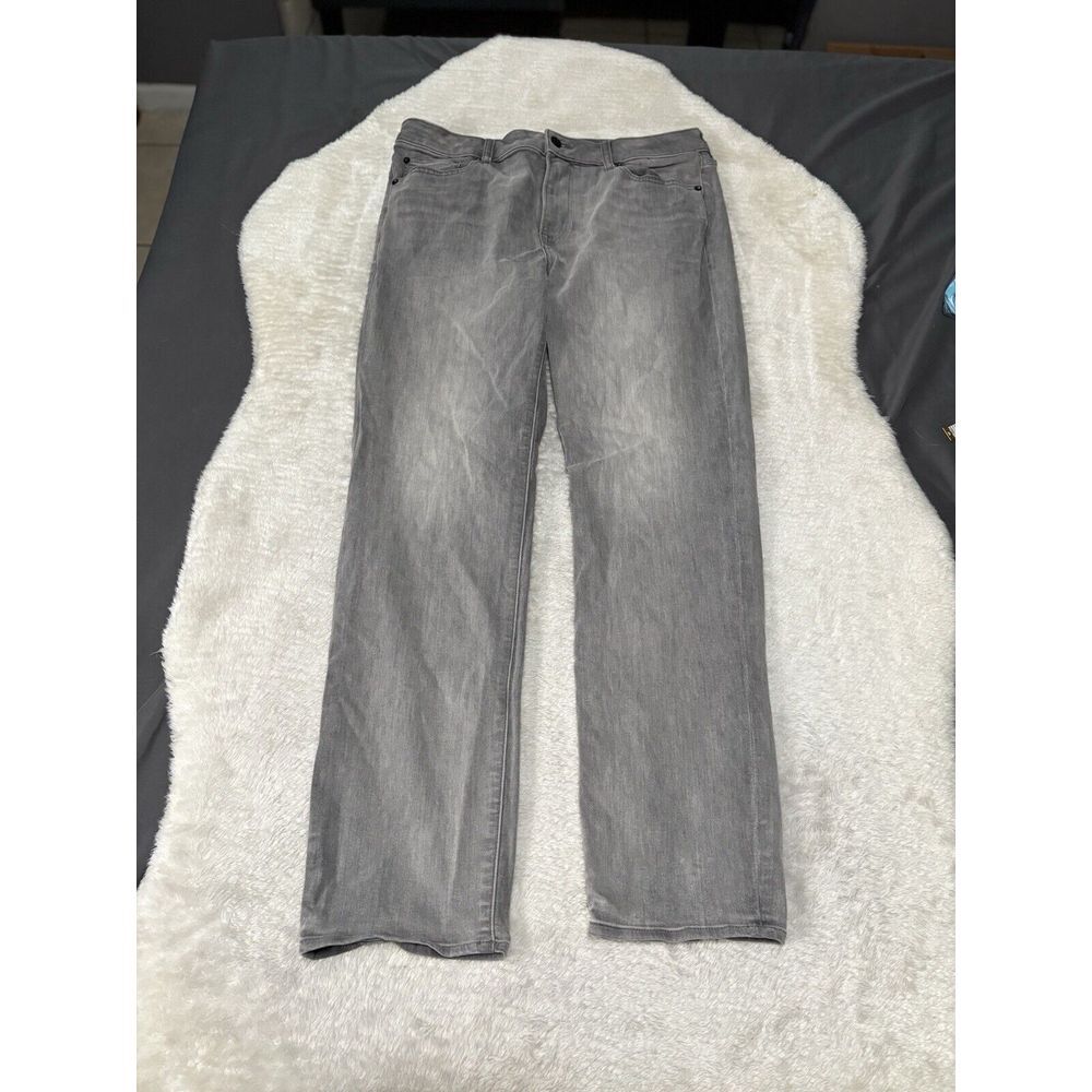 Express Slim Straight Washed Gray Denim Jeans Size‎ 34x34 Pants
